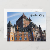 Québec City Postcard Postkarte (Vorne/Hinten)