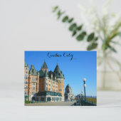 QUEBEC CITY POSTCARD POSTKARTE (Stehend Vorderseite)