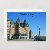 QUEBEC CITY POSTCARD POSTKARTE (Vorne/Hinten)