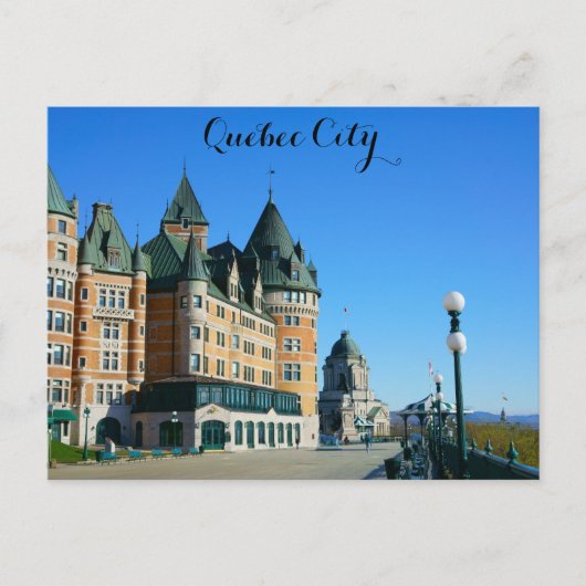 QUEBEC CITY POSTCARD POSTKARTE (Vorderseite)