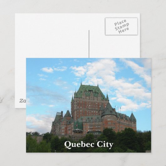 Quebec City Postkarte (Vorne/Hinten)