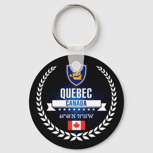 Quebec City Schlüsselanhänger (Vorderseite)
