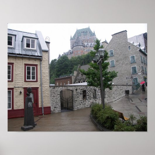 Quebec City Street Poster (Vorne)