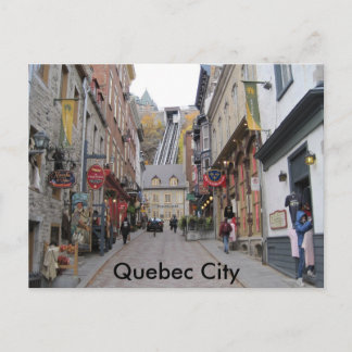 Quebec City Street Postkarte