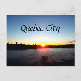 Quebec City Sunset Postkarte