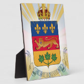 Quebec Coat of Arms Fotoplatte (Seite)