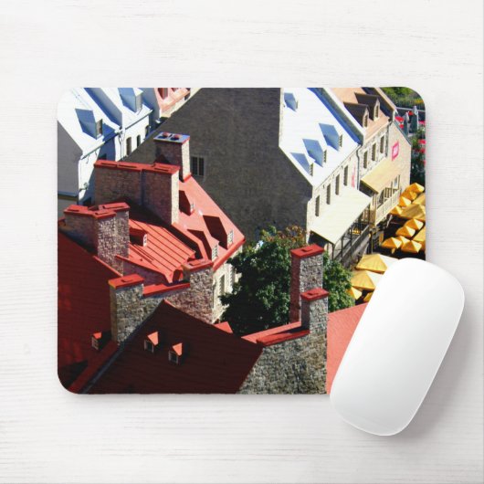 Quebec-Dächer Mousepad (Mit Mouse)