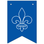 Québec drapeau fleur de lys Délicat Wimpelkette (Erste Fahne)