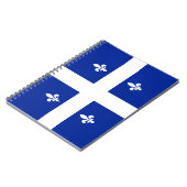 Québec drapeau fleur de lys notizblock (Linke Seite)