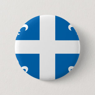 QUEBEC FLAG BUTTON