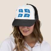 Quebec Flag Hat Truckerkappe (Beispiel)