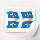 Quebec-Flag-Mauspad Mousepad (Mit Mouse)