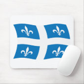 Quebec-Flag-Mauspad Mousepad (Mit Mouse)