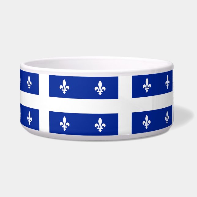 Quebec Flag Pet Bowl Napf (Vorderseite)
