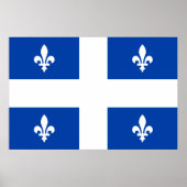 Quebec Flag Poster (Vorne)
