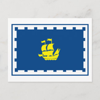 Quebec Flag Postkarte