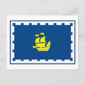 Quebec Flag Postkarte (Vorderseite)