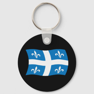 Quebec Flag Schlüsselanhänger