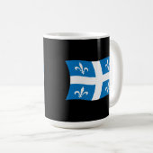 Quebec Flag Tasse (VorderseiteRechts)