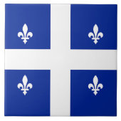 Quebec Flag Tile Fliese (Vorderseite)