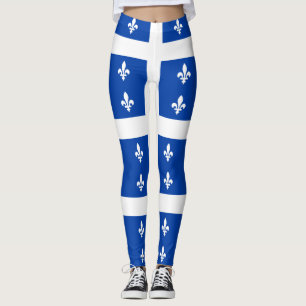 Quebec-Flagge Leggings