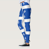 Quebec-Flagge Leggings (Links)
