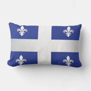 Quebec-Flagge Lendenkissen
