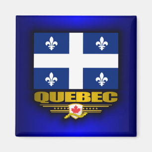Quebec-Flagge Magnet