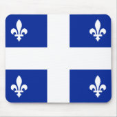 Quebec-Flagge Mousepad (Vorne)
