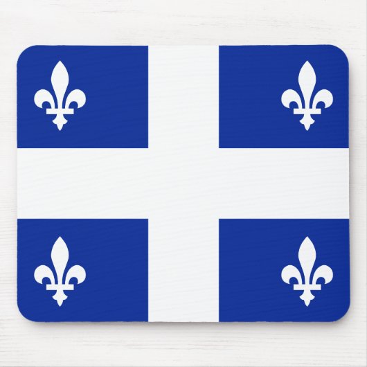 Quebec-Flagge Mousepad (Vorne)