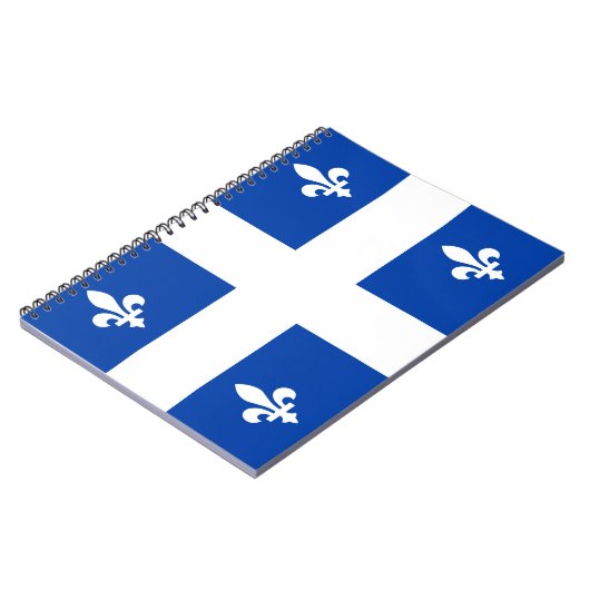 Quebec-Flagge Notizblock (Linke Seite)