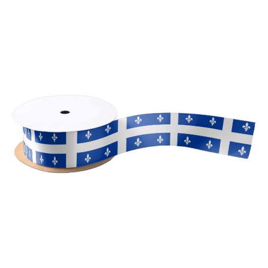 Quebec-Flagge Satinband (Spule)