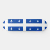 Quebec-Flagge Skateboard (Horizontal)