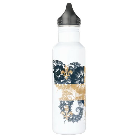 Quebec-Flagge Trinkflasche (Links)