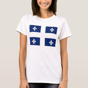 Quebec-Flaggen-T - Shirt