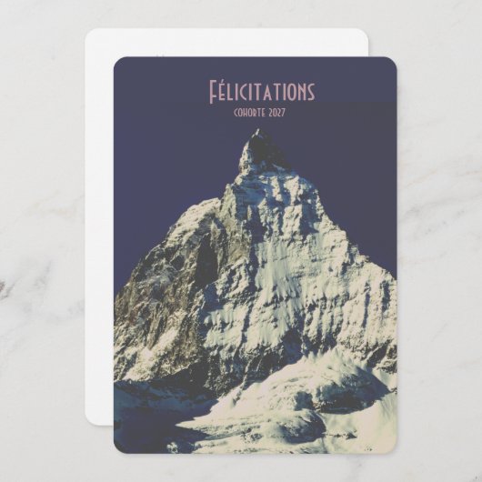 Quebec Glückwünsche Feiertagskarte (Vorne/Hinten)