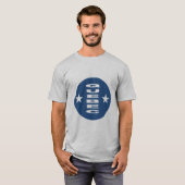 QUEBEC Grauer T - Shirt für Männer (Vorne ganz)