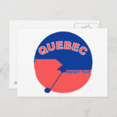 Quebec Hockey Team Postkarte (Vorne/Hinten)
