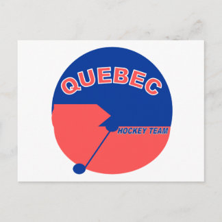 Quebec Hockey Team Postkarte