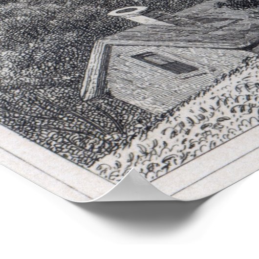 Quebec House Poster (Ecke)