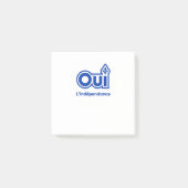 QUEBEC JA POST-IT KLEBEZETTEL (Vorderseite)