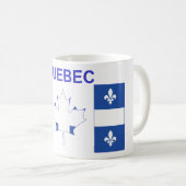 Quebec-Kaffee-Tasse Kaffeetasse (VorderseiteRechts)