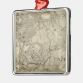 Quebec, Kanada 3 Silbernes Ornament (Links)