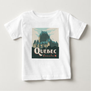 Quebec Kanada Château Frontenac Baby T-shirt