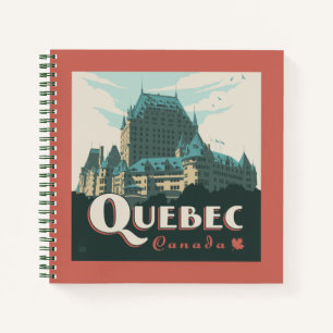 Quebec Kanada   Château Frontenac Notizblock