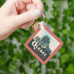 Quebec Kanada Château Frontenac Schlüsselanhänger