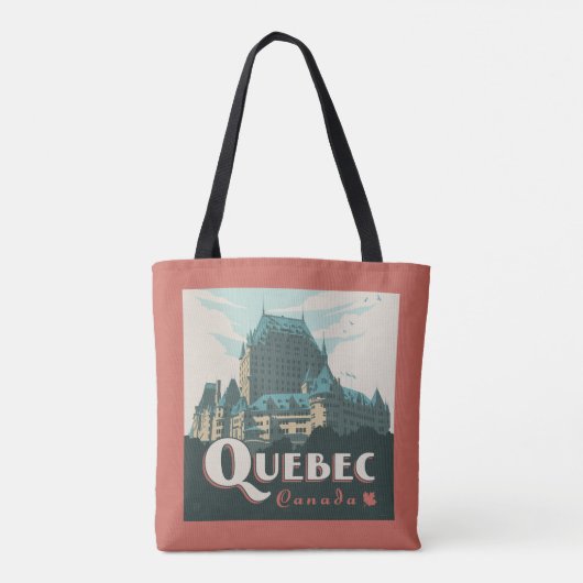 Quebec Kanada | Château Frontenac Tasche (Rückseite)