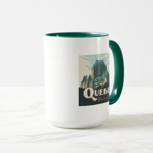 Quebec Kanada | Château Frontenac Tasse (VorderseiteRechts)