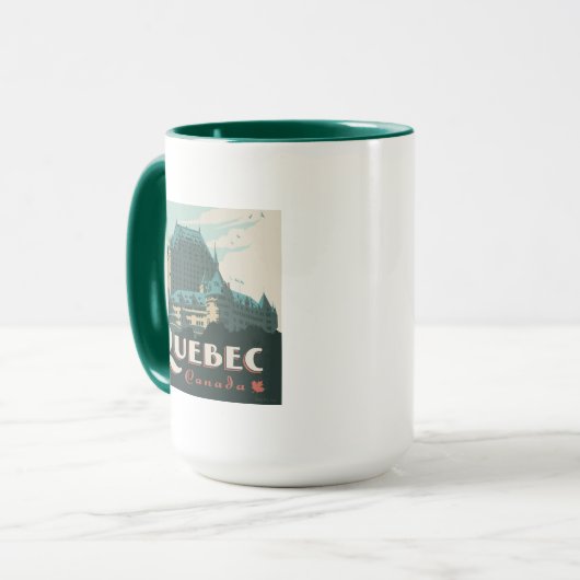 Quebec Kanada | Château Frontenac Tasse (Vorderseite Links)