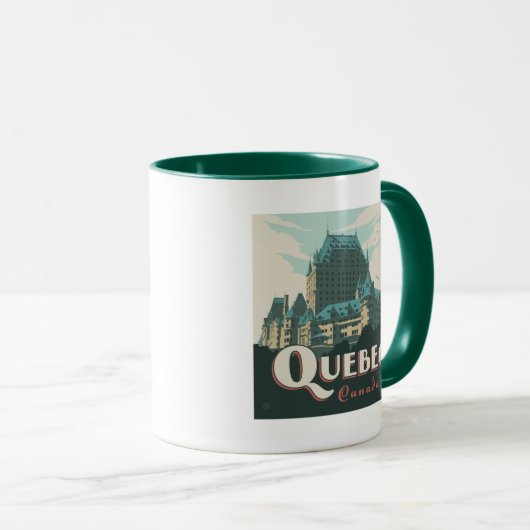Quebec Kanada | Château Frontenac Tasse (VorderseiteRechts)